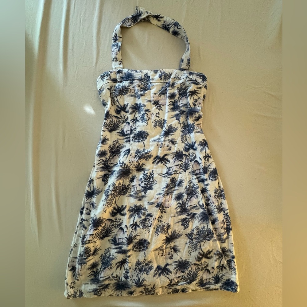Abercrombie Palm Tree Halter Dress - Picture 7 of 8